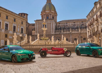 100 ára afmæli tvíbura Alfa Romeo Giulia og Stelvio Quadrifoglio
