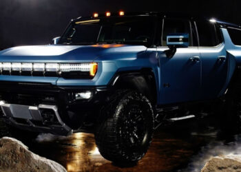 Sérútgáfa af GMC Hummer rafbílnum