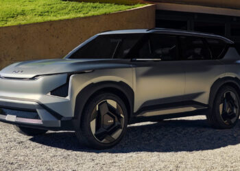 Nýr 2023 Kia EV5 frumsýndur á bílasýningunni í Chengdu