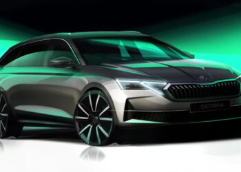 Uppfærsla á 2024 Skoda Octavia sýnd í nýjum teikningum