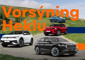 Vorsýning Heklu um helgina