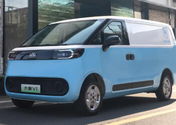 Nýr Maxus eDeliver 5 rafbíll sýndur með 334 km drægni