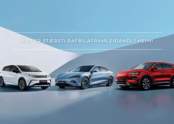 Þrír nýir rafbílar frá BYD frumsýndir um helgina!