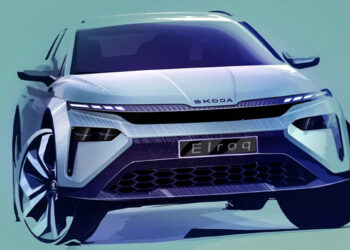 Skoda sýnir útlit nýja Elroq EV fyrir frumsýningu í næsta mánuði