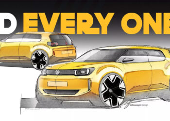 Teikningar VW af væntanlegum rafbílum á fyrstu stigum sýna kantað útlit