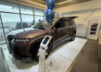 Hátíðarstemning á frumsýningu á nýjum Hyundai Ioniq 9