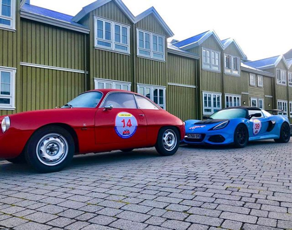 Frönsk rallkeppni GT-bíla umhverfis Ísland