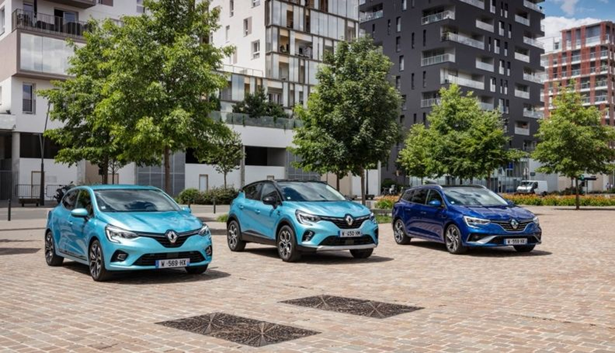 Renault Clio, Captur og Megane blendingar