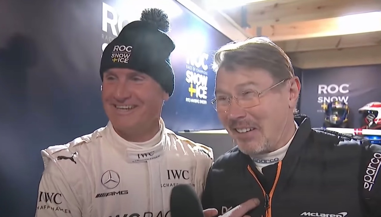 Tveir öðlingar: Häkkinen og Coulthard 